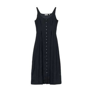 NWT DÔEN Lantana Black Maxi Dress L